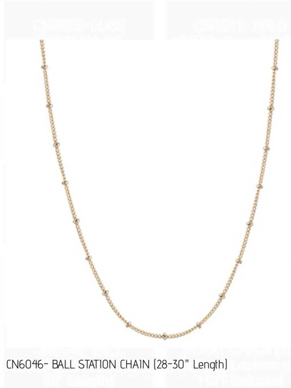 Origami Owl Gold-Tone Ball Station Necklace